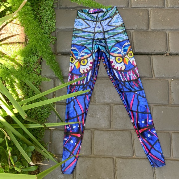 BLACKMILK Women’s Glass Owl Leggings EUC XS - Picture 2 of 8